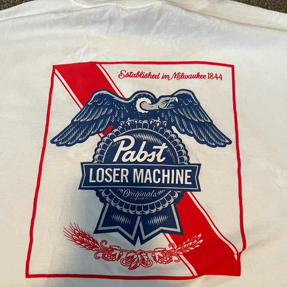 Pabst X Loser Machine T Shirt.